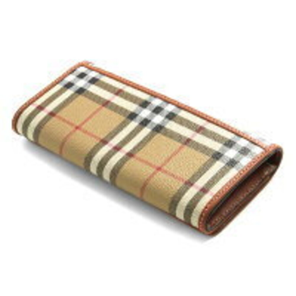 Burberry Continental Check Bifold Halton Wallet Beige - Picture 5 of 5